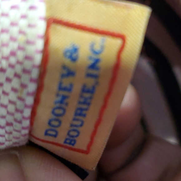 Dooney & Bourke black leather croc embossed shoulder bag - Picture 13 of 15